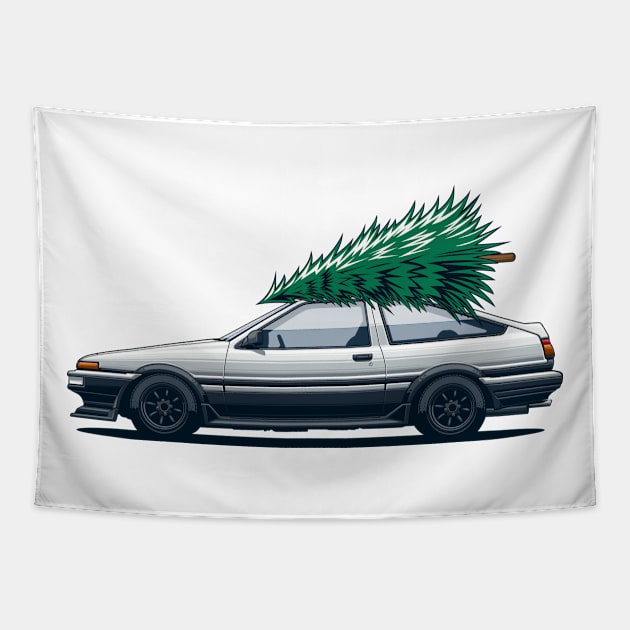 AE85 Trueno Tapestry by Markaryan