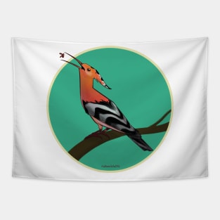 Hoopoe Tapestry