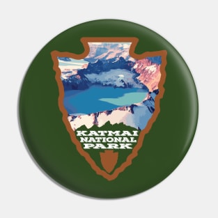 Katmai National Park and Preserve arrowhead Pin