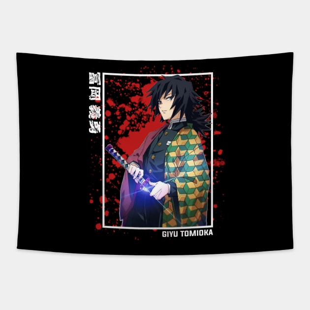 Giyu Tomioka - Demon Slayer Tapestry by Otaku Emporium