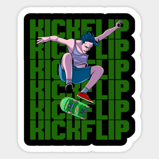 Tony Hawk Do A Kickflip Sticker by THPSart