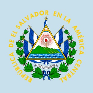 El Salvador flag Symbol Salvadoreno T-Shirt