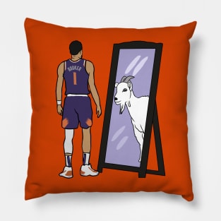 Devin Booker Mirror GOAT Pillow