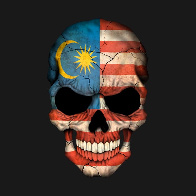 Malaysian Flag Skull by jeffbartels