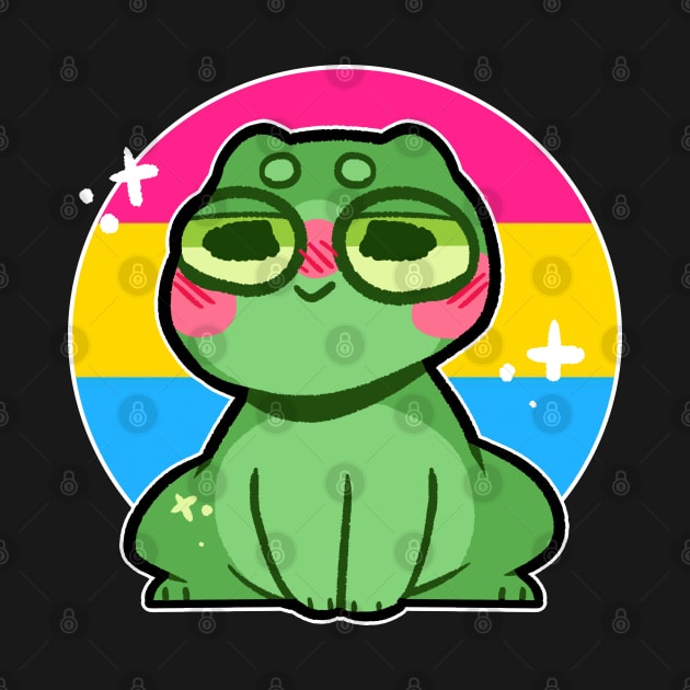 pride frog- Pansexual Variant by Brewing_Personalitea