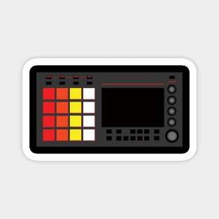 Dope Beat Machine Series #12 (Multicolored pads - No Text) Magnet