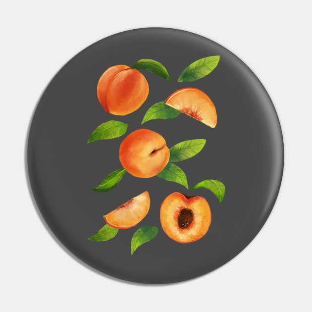 Peachy Peaches Pin by catherold