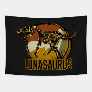 Lunasaurus Luna Dinosaur T-Rex Tapestry