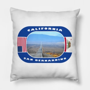 California, San Bernardino City, USA Pillow