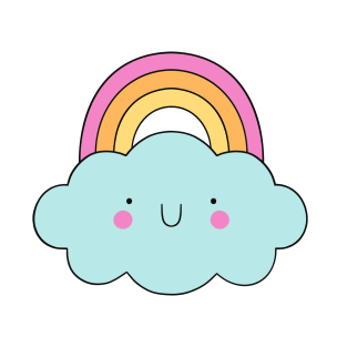 Rainbow & Cloud T-Shirt