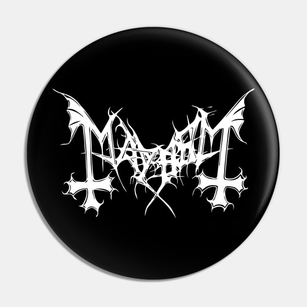 Mayhem logo Pin by Ac Vai