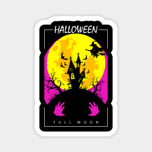 Halloween Full Moon Magnet