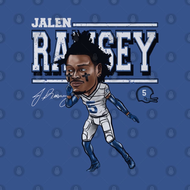 Jalen Ramsey Los Angeles R Cartoon by Buya_Hamkac