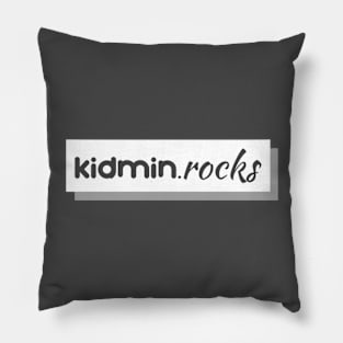 Kidmin Rocks B&W Pillow