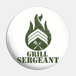 GRILL SERGEANT (GREEN) Pin