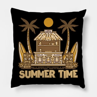 Summer Solace: Nature's Retreat Pillow