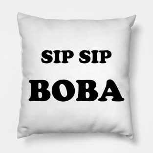 Sip Sip Boba Pillow