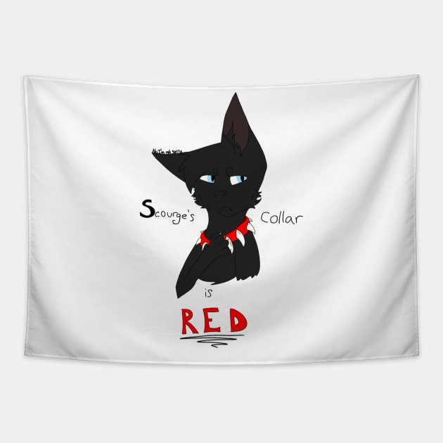 Scourge’s Collar Tapestry by LilArrow