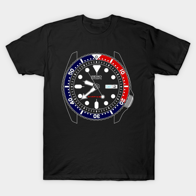 Seiko Pepsi Skx Automatic Watch - Seiko Skx007 - T-Shirt | TeePublic