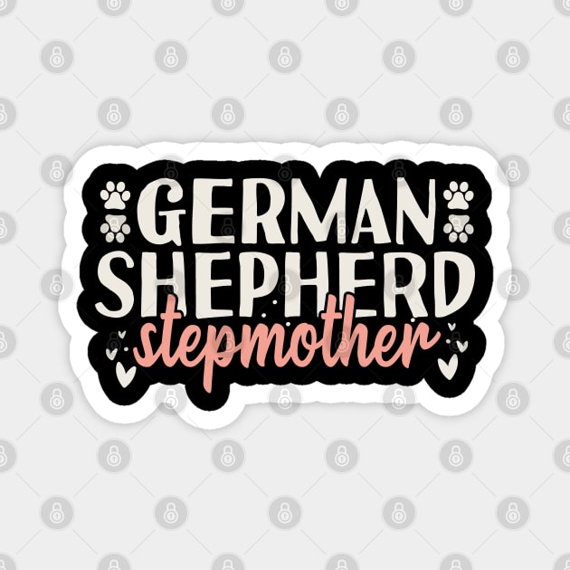 German Shepherd Stepmother Gift Magnet by Tesszero