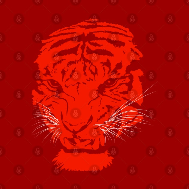 Red Tiger by Danispolez_illustrations