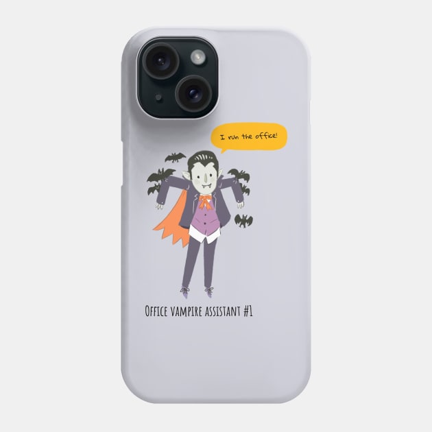 Office vampire assistant #1 Phone Case by inessencedk