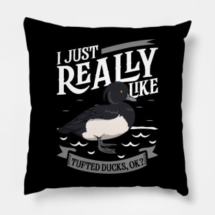 I just really like Tufted Ducks Pillow