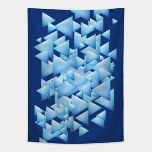 Snowy random triangles merging Tapestry