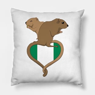 Gerbil Nigeria (light) Pillow