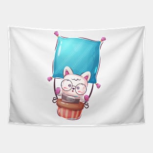 Funny Kitten Concept Art Tapestry