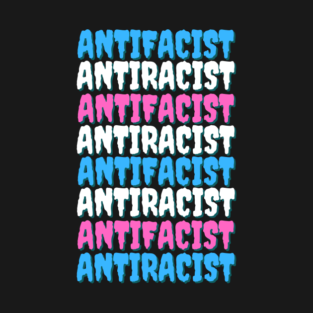 Antifacist Antiracist by glumwitch