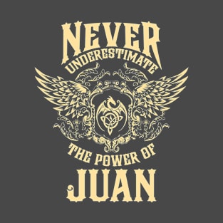 Juan Name Shirt Juan Power Never Underestimate T-Shirt