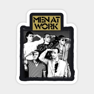 Men at Work Band Magnet