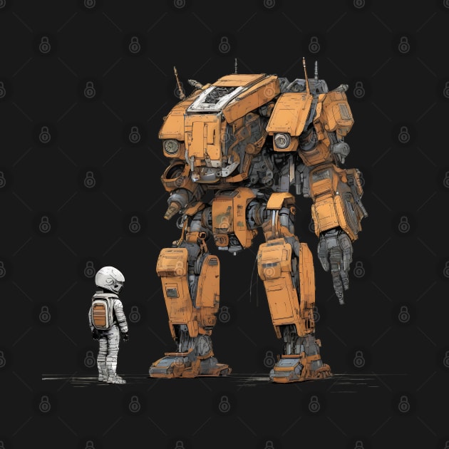 Mobile Suit Orange | Giant Robot | Pilot by JonHale