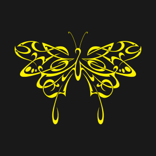 Tribal butterfly (yellow) T-Shirt