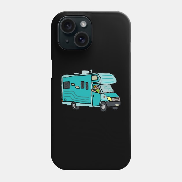 RV Recreational Vehicle Phone Case by Mark Ewbie