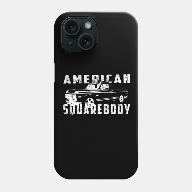 Chevrolet C10 K5 SquareBody 73-87 Chevy Truck Classic American C-10 Square Body Pickup Truck Phone Case by JayD World