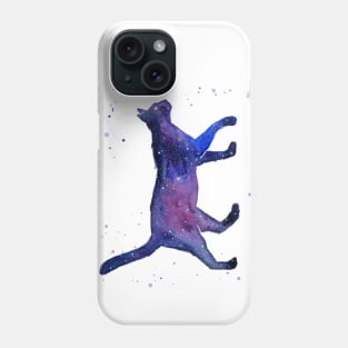 Galaxy Cat Silhouette Phone Case