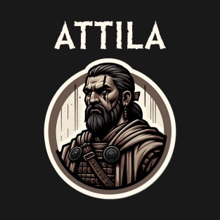 Attila the Hun Ancient Dark Ages Hunnic History T-Shirt