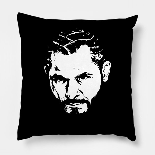 Jorge Masvidal Face Pillow by SavageRootsMMA