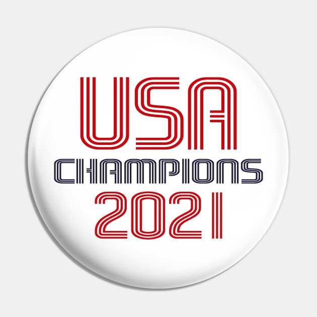 USA Champions 2021 Pin by Etopix