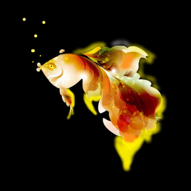 gold fish by VeryOK