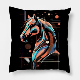 Horsehead abstract Pillow