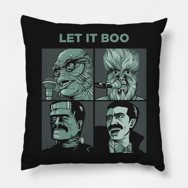 Let it Boo Pillow by brentbaldwin