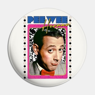 Pee Wee Herman --- Retro 90s Style Fan Art Pin