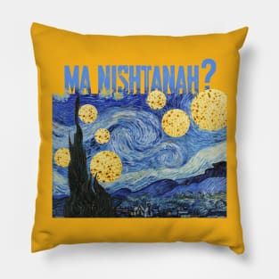 Passover Seder  Ma Nishtanah. פסח Pillow