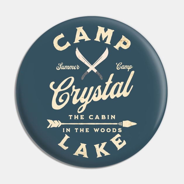 Camp Crystal Lake, Summer Camp- The Cabin in the Woods Pin by Blended Designs