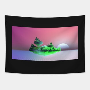 Emerald City Fractal Tapestry