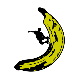 Skateboarding Series: Banana Skateboard T-Shirt