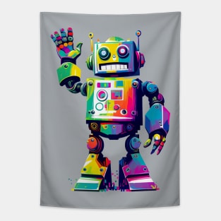 Cute Robot for Kids Tapestry